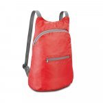 BARCELONA. Mochila, dobr&aacute;vel, em 210D ripstop (8 L) - Vermelho