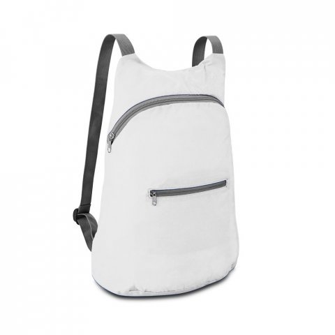 BARCELONA. Mochila, dobr&aacute;vel, em 210D ripstop (8 L) - Branco