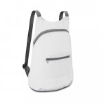 BARCELONA. Mochila, dobr&aacute;vel, em 210D ripstop (8 L) - Branco