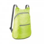 BARCELONA. Mochila, dobr&aacute;vel, em 210D ripstop (8 L) - Verde claro