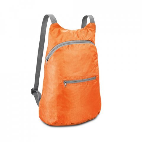 BARCELONA. Mochila, dobr&aacute;vel, em 210D ripstop (8 L) - Laranja