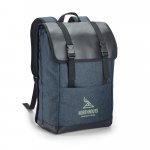 TRAVELLER. Mochila para notebook (17'') em 600D de alta densidade e tarpaulin (16 L) - Azul