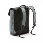 TRAVELLER. Mochila para notebook (17'') em 600D de alta densidade e tarpaulin (16 L) - Cinza claro