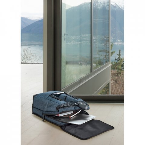 TRAVELLER. Mochila para notebook (17'') em 600D de alta densidade e tarpaulin (16 L)