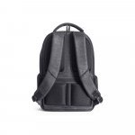 BOSTON. Mochila para notebook (17'') em Nylon 2Tone imperme&aacute;vel com dois compartimentos forrados e almofadados (20 L) - Cinza escuro