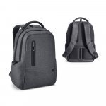 BOSTON. Mochila para notebook (17'') em Nylon 2Tone imperme&aacute;vel com dois compartimentos forrados e almofadados (20 L)