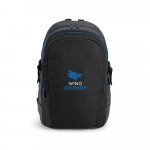 ZAGAZIG. Mochila para notebook (17'') com 2 compartimentos, em 900D e c. sint&eacute;tico (18 L) - Azul royal