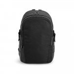 ZAGAZIG. Mochila para notebook (17'') com 2 compartimentos, em 900D e c. sint&eacute;tico (18 L) - Cinza claro