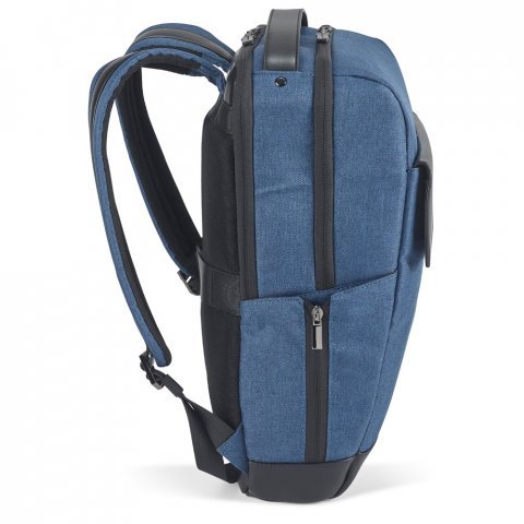 MOTION BACKPACK. Mochila em 600D e c.sint&eacute;tico - Azul
