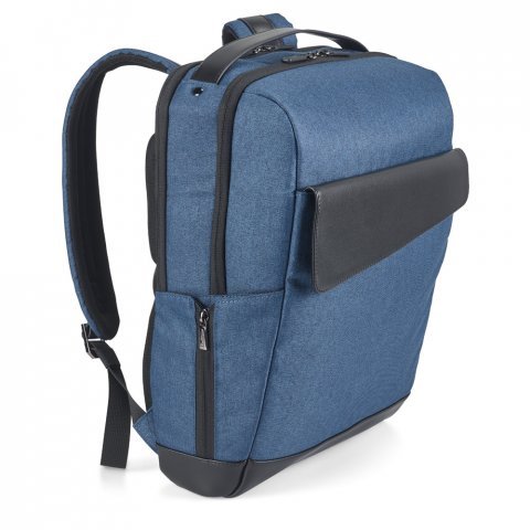 MOTION BACKPACK. Mochila em 600D e c.sint&eacute;tico - Azul