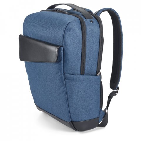 MOTION BACKPACK. Mochila em 600D e c.sint&eacute;tico - Azul