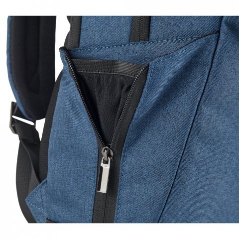 MOTION BACKPACK. Mochila em 600D e c.sint&eacute;tico - Azul