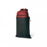 ASTRA. Sacola em tecido para mochila (60 g/m&sup2;) com cord&atilde;o - Preto