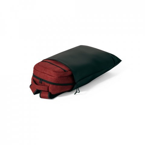 ASTRA. Sacola em tecido para mochila (60 g/m&sup2;) com cord&atilde;o - Preto