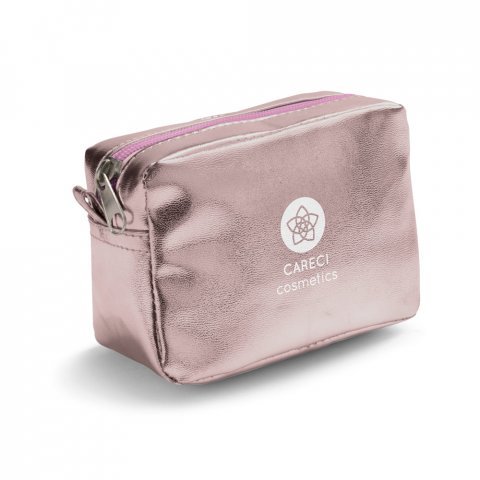 LOREN. Bolsa multiusos em PVC - Rosa claro