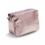 LOREN. Bolsa multiusos em PVC - Rosa claro