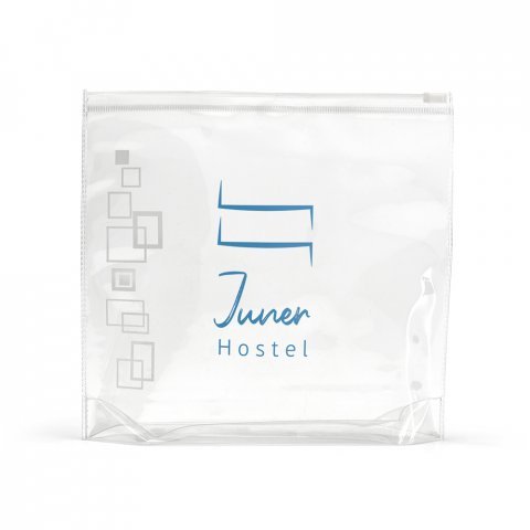 VALENTINA. Bolsa de cosm&eacute;ticos herm&eacute;tica em PVC - Branco