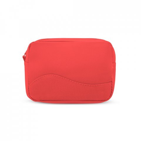 MARIE. Bolsa multiusos pessoal em microfibra - Vermelho