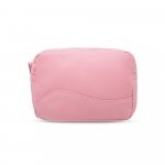 MARIE. Bolsa multiusos pessoal em microfibra - Rosa claro