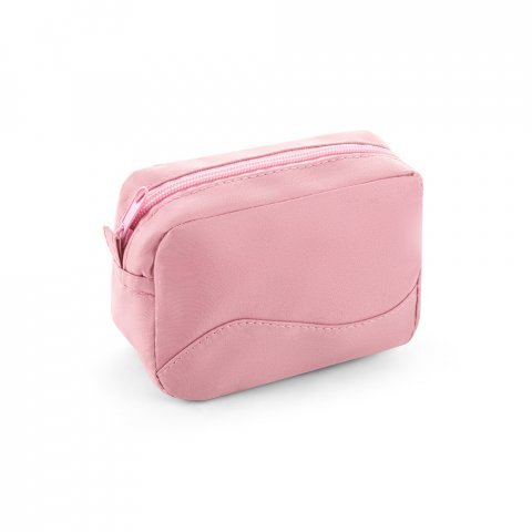 MARIE. Bolsa multiusos pessoal em microfibra - Rosa claro