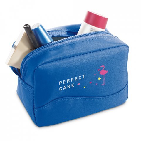 MARIE. Bolsa multiusos pessoal em microfibra - Azul royal