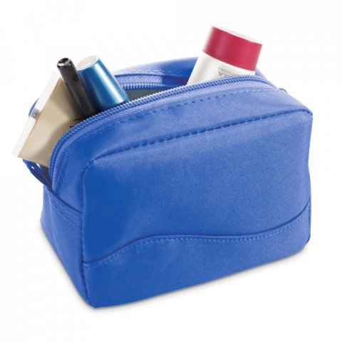 MARIE. Bolsa multiusos pessoal em microfibra - Azul royal
