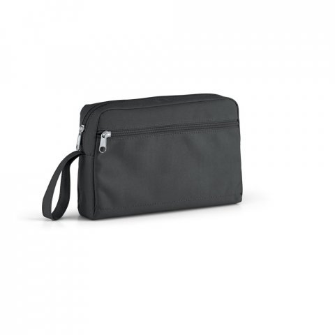 COTIA. Bolsa de com&eacute;sticos em 300D - Preto