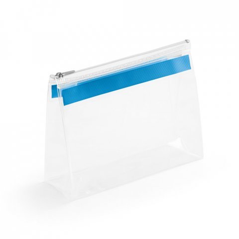 CHASTAIN. Bolsa de higiene pessoal - Azul claro