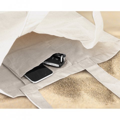 BETO. Sacola 100% algod&atilde;o canvas (280 g/m&sup2;) com bolso interior