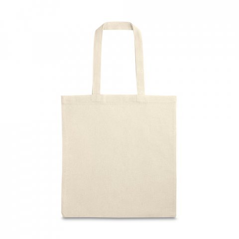 BONDI. Sacola 100% algod&atilde;o (140 g/m&sup2;) - Natural claro