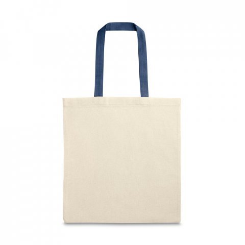 KOLONAKI. Sacola 100% algod&atilde;o (140 g/m&sup2;) - Azul