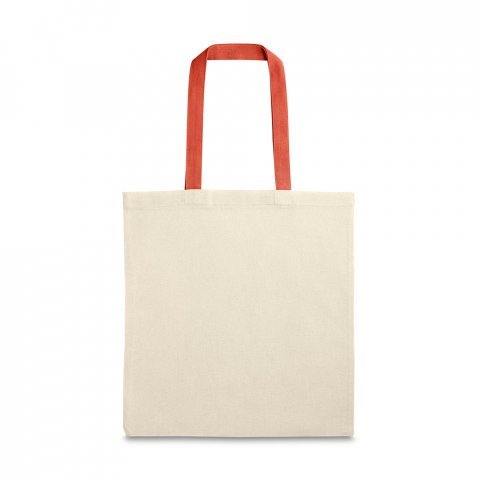KOLONAKI. Sacola 100% algod&atilde;o (140 g/m&sup2;) - Vermelho