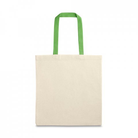 KOLONAKI. Sacola 100% algod&atilde;o (140 g/m&sup2;) - Verde