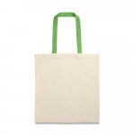 KOLONAKI. Sacola 100% algod&atilde;o (140 g/m&sup2;) - Verde