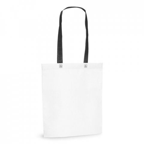 WOODBURY. Sacola em non-woven (80 g/m&sup2;) - Preto