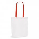 WOODBURY. Sacola em non-woven (80 g/m&sup2;) - Vermelho