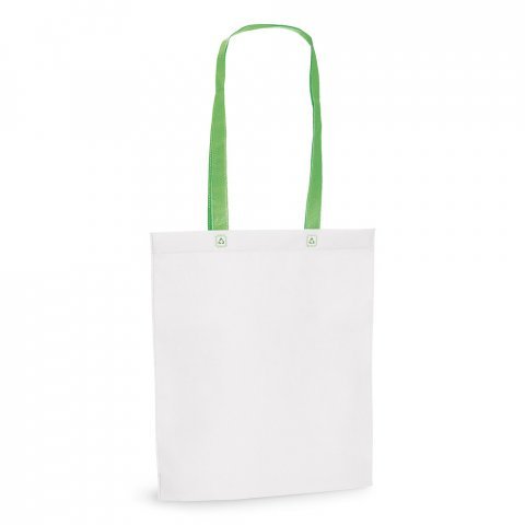 WOODBURY. Sacola em non-woven (80 g/m&sup2;) - Verde claro