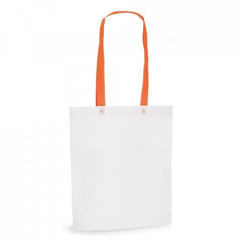 WOODBURY. Sacola em non-woven (80 g/m&sup2;) - Laranja