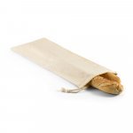 MONCO. Sacola para p&atilde;o em algod&atilde;o (100 g/m&sup2;)