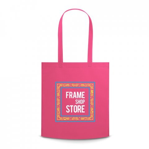 CANARY. Sacola em non-woven (80 g/m&sup2;) termo-selada - Rosa