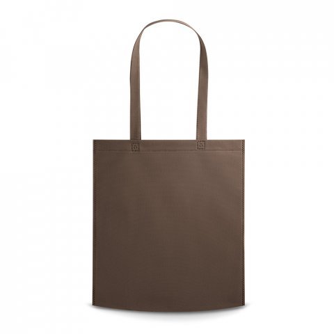 CANARY. Sacola em non-woven (80 g/m&sup2;) termo-selada - Marron escuro