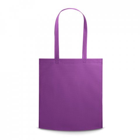 CANARY. Sacola em non-woven (80 g/m&sup2;) termo-selada - Roxo