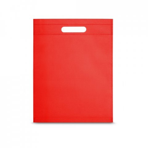 ROTERDAM. Sacola em non-woven (80 g/m&sup2;) - Vermelho