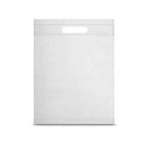 ROTERDAM. Sacola em non-woven (80 g/m&sup2;) - Branco