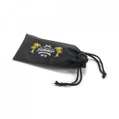 TOBOL. Bolsa para &oacute;culos em non-woven (80 g/m&sup2;) - Preto