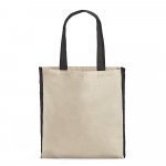 BAZAR. Sacola 100% algod&atilde;o (140 g/m&sup2;) - Preto