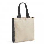 BAZAR. Sacola 100% algod&atilde;o (140 g/m&sup2;) - Preto