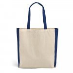 BAZAR. Sacola 100% algod&atilde;o (140 g/m&sup2;) - Azul