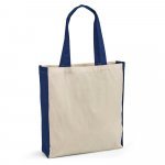 BAZAR. Sacola 100% algod&atilde;o (140 g/m&sup2;) - Azul