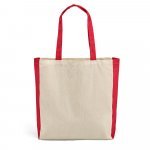 BAZAR. Sacola 100% algod&atilde;o (140 g/m&sup2;) - Vermelho